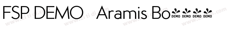 FSP DEMO   Aramis Bo字体转换